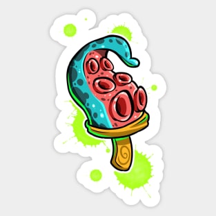 Octopus Ice Cream Sticker